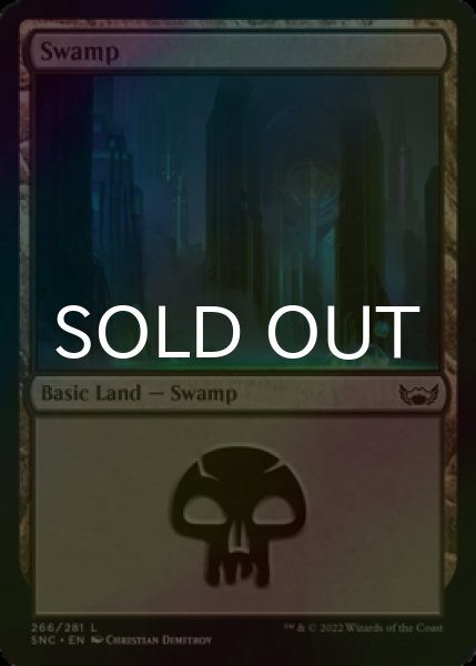 Photo1: [FOIL] Swamp No.266 【ENG】 [SNC-Land-C] (1)