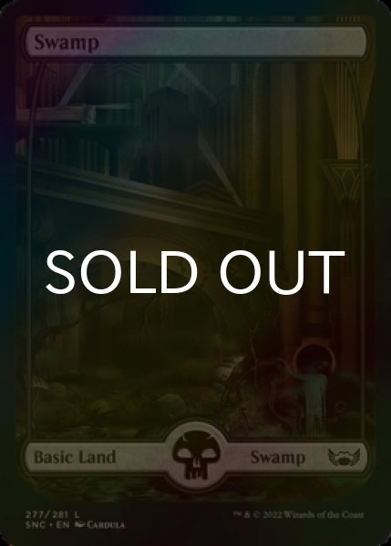 Photo1: [FOIL] Swamp No.277 (Full-Art) 【ENG】 [SNC-Land-C] (1)