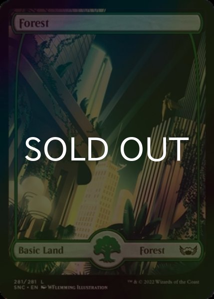 Photo1: [FOIL] Forest No.281 (Full-Art) 【ENG】 [SNC-Land-C] (1)