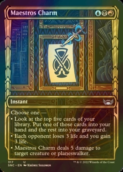 Photo1: [FOIL] Maestros Charm No.317 (Showcase) 【ENG】 [SNC-Multi-U] (1)