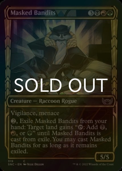 Photo1: [FOIL] Masked Bandits No.319 (Showcase) 【ENG】 [SNC-Multi-C] (1)