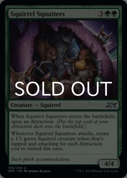 Photo1: Squirrel Squatters 【ENG】 [UNF-Green-U] (1)
