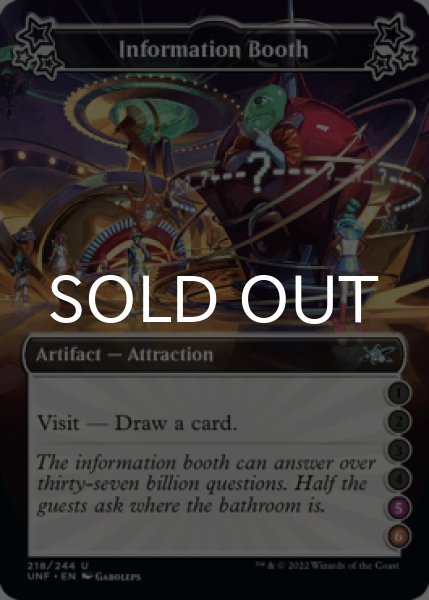 Photo1: Information Booth ●●●●(5)(6) 【ENG】 [UNF-Artifact-U] (1)