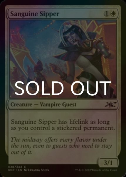 Photo1: [FOIL] Sanguine Sipper 【ENG】 [UNF-White-C] (1)