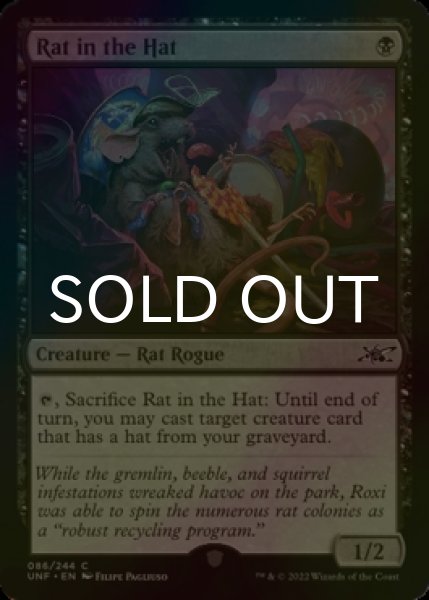 Photo1: [FOIL] Rat in the Hat 【ENG】 [UNF-Black-C] (1)