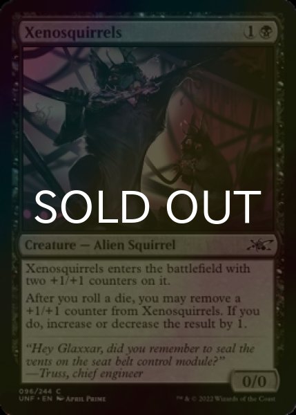 Photo1: [FOIL] Xenosquirrels 【ENG】 [UNF-Black-C] (1)
