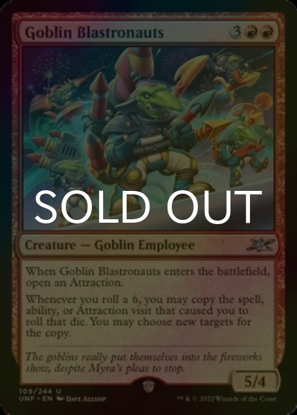 Photo1: [FOIL] Goblin Blastronauts 【ENG】 [UNF-Red-U] (1)