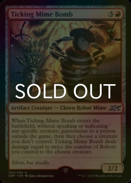 Photo1: [FOIL] Ticking Mime Bomb 【ENG】 [UNF-Red-U] (1)