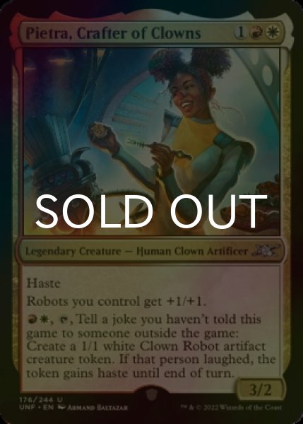Photo1: [FOIL] Pietra, Crafter of Clowns 【ENG】 [UNF-Multi-U] (1)
