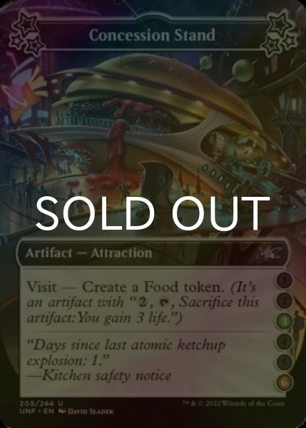 Photo1: [FOIL] Concession Stand ●●(3)●●(6) 【ENG】 [UNF-Artifact-U] (1)