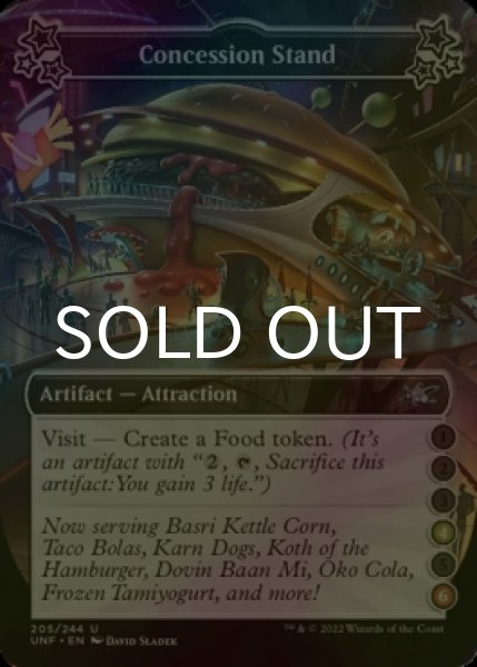 Photo1: [FOIL] Concession Stand ●●●(4)●(6) 【ENG】 [UNF-Artifact-U] (1)