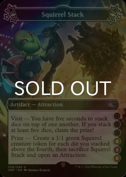 Photo1: [FOIL] Squirrel Stack ●●●(4)(5)(6) 【ENG】 [UNF-Artifact-U] (1)