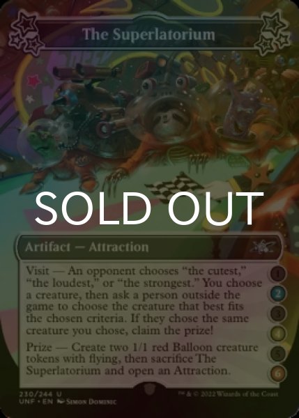 Photo1: [FOIL] The Superlatorium ●(2)●(4)●(6) 【ENG】 [UNF-Artifact-U] (1)