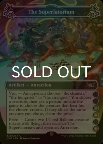 Photo1: [FOIL] The Superlatorium ●●(3)(4)●(6) 【ENG】 [UNF-Artifact-U] (1)