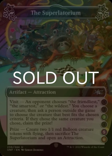 Photo1: [FOIL] The Superlatorium ●●(3)●(5)(6) 【ENG】 [UNF-Artifact-U] (1)