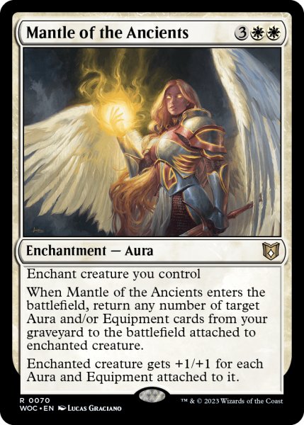 Photo1: Mantle of the Ancients 【ENG】 [WOC-White-R] (1)